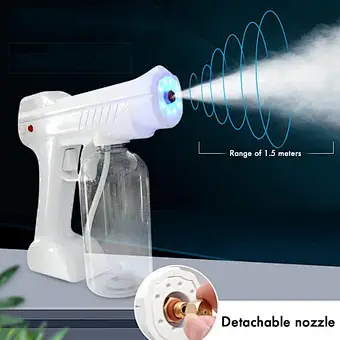 Liquid Fog Battery Spray Fogging Sprayer Cordless Portable Nano Gun Disinfection Atomizer For Room Disinfecting Fogger Machine