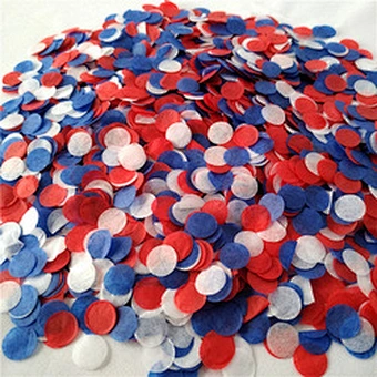 Metallic Gold/Silver Tissue Circle Confetti DIY Colorful Wedding Birthday Baby Shower Christmas Party Table Decor