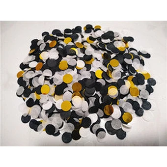 Metallic Gold/Silver Tissue Circle Confetti DIY Colorful Wedding Birthday Baby Shower Christmas Party Table Decor