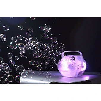 2020 new arrival kids stage specail effect event party supplies small changing color Led bubble machine for wedding decoration