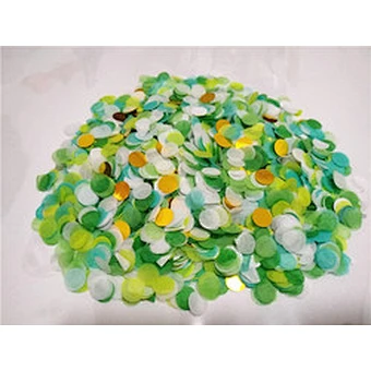 Metallic Gold/Silver Tissue Circle Confetti DIY Colorful Wedding Birthday Baby Shower Christmas Party Table Decor