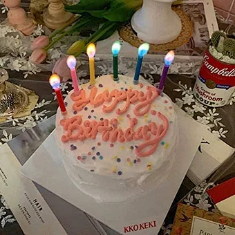 Party Supplies Safe Color Flame Dessert Cake Decoration Colorful Multicolor Wedding Decorative Paraffin Price Birthday Candles