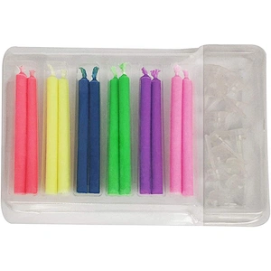 Party Supplies Safe Color Flame Dessert Cake Decoration Colorful Multicolor Wedding Decorative Paraffin Price Birthday Candles