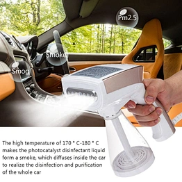 Atomization Smoke Fog Machine Disinfection Atomizing Powerful Spray Portable Air Sterilizer Gun Handheld Atomizer For Car House