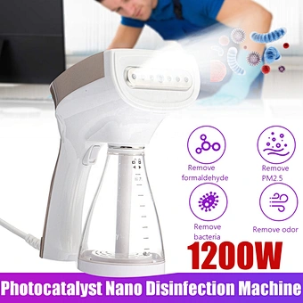 Atomization Smoke Fog Machine Disinfection Atomizing Powerful Spray Portable Air Sterilizer Gun Handheld Atomizer For Car House
