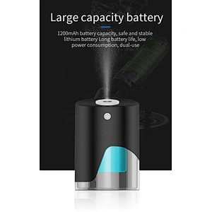 Automatic Disinfectant Machine Isopropyl Bottle Sterilizer Hand Alcohol Spray Sanitizer Dispenser Mobile Disinfection Station