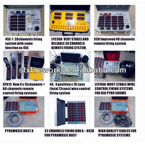 fireworks machine:firing systems
