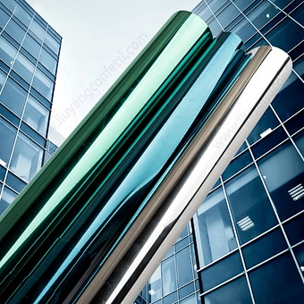 Glass Covering Reflective Anti Uv Door Self Adhesive Diy Solar Insulated Exterior Heat Rejection Silver Mirror Stick Window Film