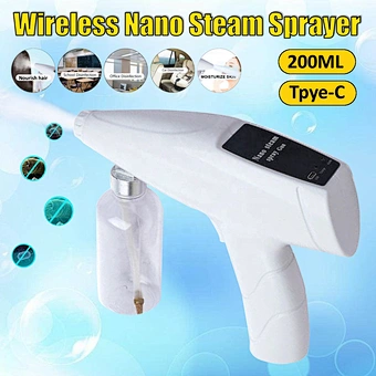 Usb Rechargeable Wireless Fog Machine Nano Steam Spray Stage Smoke Handheld Home Portable Sanitizing Disinfection Gun