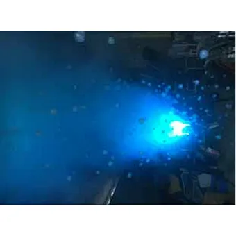 1000W Led color bubble and fog machine