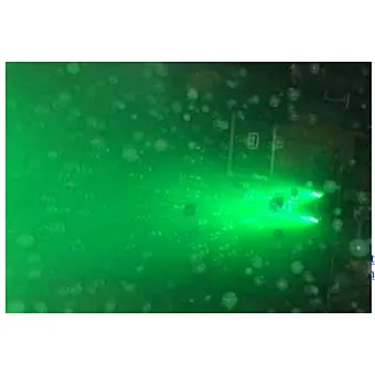 1000W Led color bubble and fog machine