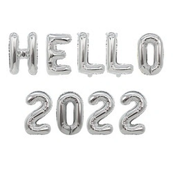 Banner Globos Party Balloon Set Black Window Decoration Foil Baloon Merry Christmas Gift Supplies Deco 2022 Happy New Year