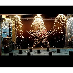 Wedding Party Reusable Dmx Remote 2021 Waterfall Ice Firework Fountain Sparkler Cold Spark Machine For Stage Special Effect