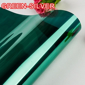 Glass Covering Reflective Anti Uv Door Self Adhesive Diy Solar Insulated Exterior Heat Rejection Silver Mirror Stick Window Film