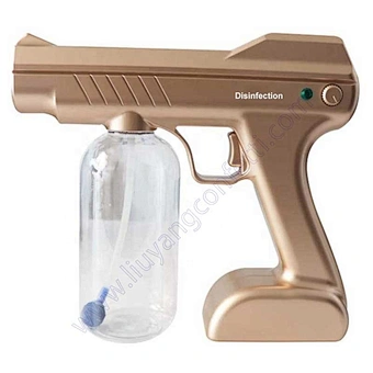 Fogging Portable Sprayer Disinfectant Atomized Fogger Liquid Atomizer Disinfection Battery Blu Ray Gun Anion sanitizer Spray