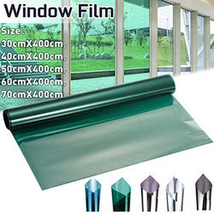Glass Covering Reflective Anti Uv Door Self Adhesive Diy Solar Insulated Exterior Heat Rejection Silver Mirror Stick Window Film