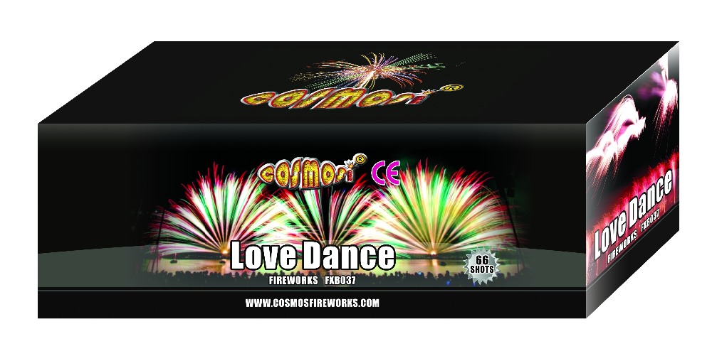 big fireworks cake 66shots with CE good quality and amazing effects consumer fireworks