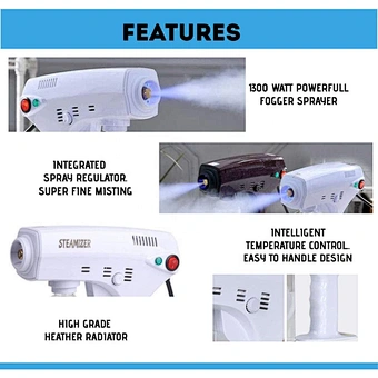Fog Handheld Nano Sprayer Portable Pistola Sanitizante Disinfectant Alcohol Desinfection Uv Sterilizer Disinfection Spray Gun