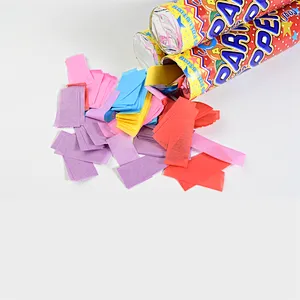 Gender Reveal Confetti Cannon Biodegradable Circle Confetti Party Popper for Baby Shower