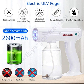 Car Blu-ray Mist Space Air Disinfection Machine Small Uv Sprayer Humidifier Sterilizer Purifier Blu Ray Anion Nano Spray Gun