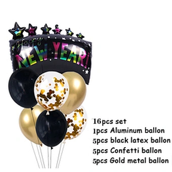 2023 Happy New Year Eve Party Wine Tree Star Bottle Foil Balloons Decoration Merry Christmas Party Decoration Air Globos Noel