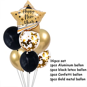 2023 Happy New Year Eve Party Wine Tree Star Bottle Foil Balloons Decoration Merry Christmas Party Decoration Air Globos Noel