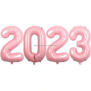 32 inch number balloon gold/silver/blue/pink/red/black/rose gold/gradient colorful foil helium number balloon for party supplies