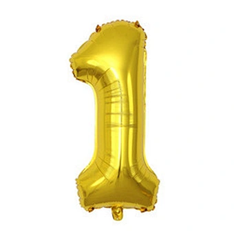 32 inch number balloon gold/silver/blue/pink/red/black/rose gold/gradient colorful foil helium number balloon for party supplies