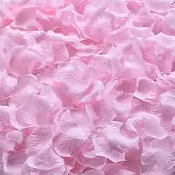 Amazon Hot Sell Artificial Rose Petals Satin Petals Silk Rose Petals For Wedding Decorations