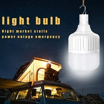 Carry on Night Market Outdoor Waterproof Led Wireless Solar Powered Emergency Rechargeable Lighting Bulb