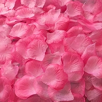 Amazon Hot Sell Artificial Rose Petals Satin Petals Silk Rose Petals For Wedding Decorations