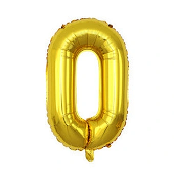 32 inch number balloon gold/silver/blue/pink/red/black/rose gold/gradient colorful foil helium number balloon for party supplies