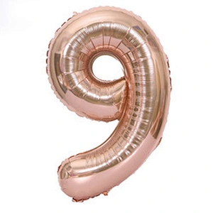 32 inch number balloon gold/silver/blue/pink/red/black/rose gold/gradient colorful foil helium number balloon for party supplies