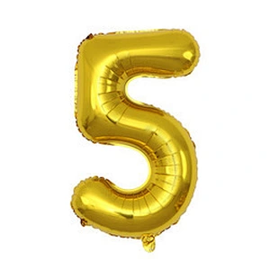 32 inch number balloon gold/silver/blue/pink/red/black/rose gold/gradient colorful foil helium number balloon for party supplies