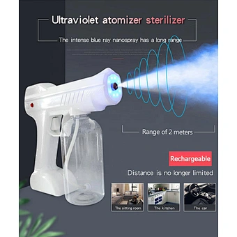 Nano Inhalambrico Vapor Electrica Pistola Gun Comac Inalambrica Blue Ray Rechargeable Wireless Cordless Pistola Sanitizante