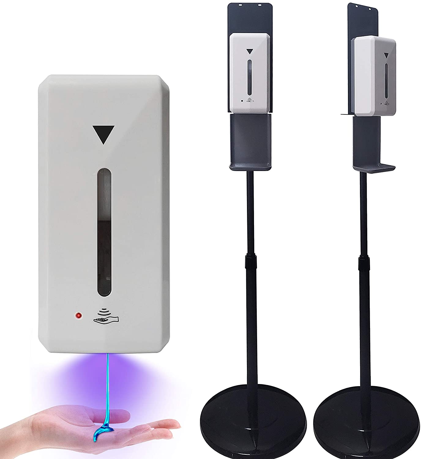 Sanitizer Alcohol Sprayer Disinfectant Station Foam Hand Soap Floor Stand Automated Alcohol Disinfection Aerosol Dispenser