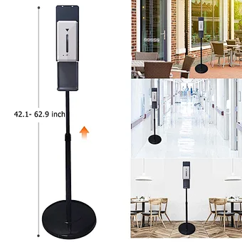 Sanitizer Alcohol Sprayer Disinfectant Station Foam Hand Soap Floor Stand Automated Alcohol Disinfection Aerosol Dispenser