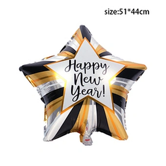 2023 Happy New Year Eve Party Wine Tree Star Bottle Foil Balloons Decoration Merry Christmas Party Decoration Air Globos Noel