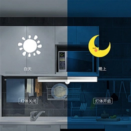 LED Cabinet Light Clear Luminous USB Body Lamp Furniture Light OEM Switch Magnetic Wall Motion Sensor Under LED Cabinet Light
