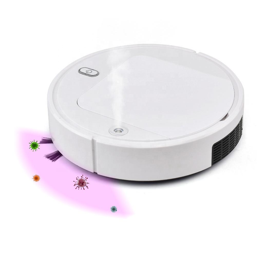 Vacuum Map Navigation Smart Memory Electric 120mins Automatically Charge Wet Mopping Disinfect Sweep Cleaner Disinfection Robot