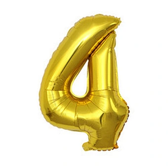 32 inch number balloon gold/silver/blue/pink/red/black/rose gold/gradient colorful foil helium number balloon for party supplies