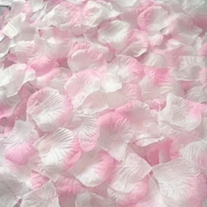 Amazon Hot Sell Artificial Rose Petals Satin Petals Silk Rose Petals For Wedding Decorations