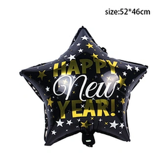 2023 Happy New Year Eve Party Wine Tree Star Bottle Foil Balloons Decoration Merry Christmas Party Decoration Air Globos Noel