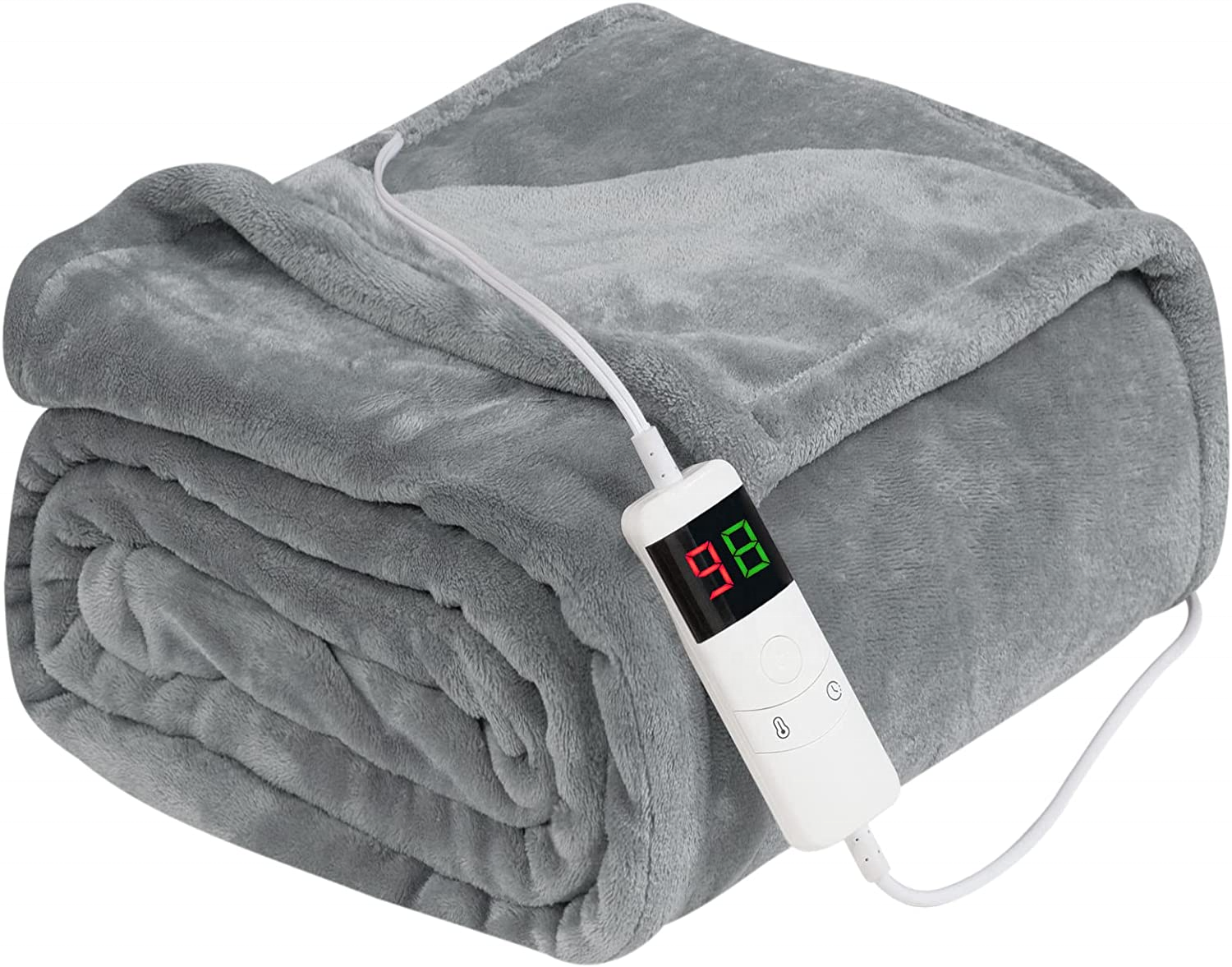 Manufacturer hot sale customized electric flannel thermal Heating blanket anti resistant soft washable blanket for home outdoor