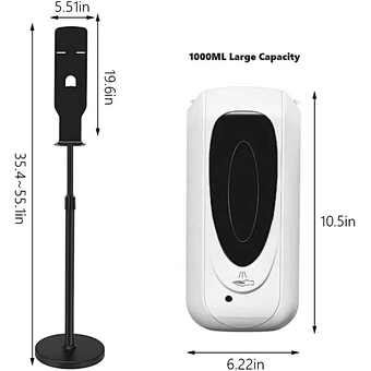 Sanitser Sprayer Disinfection Stand Disinfectant Foam Sensor Soap Hand Sanitizer For Shopping Automatic Alcohol Dispenser Spray