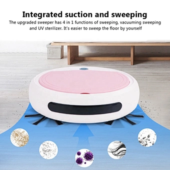 Vacuum Map Navigation Smart Memory Electric 120mins Automatically Charge Wet Mopping Disinfect Sweep Cleaner Disinfection Robot
