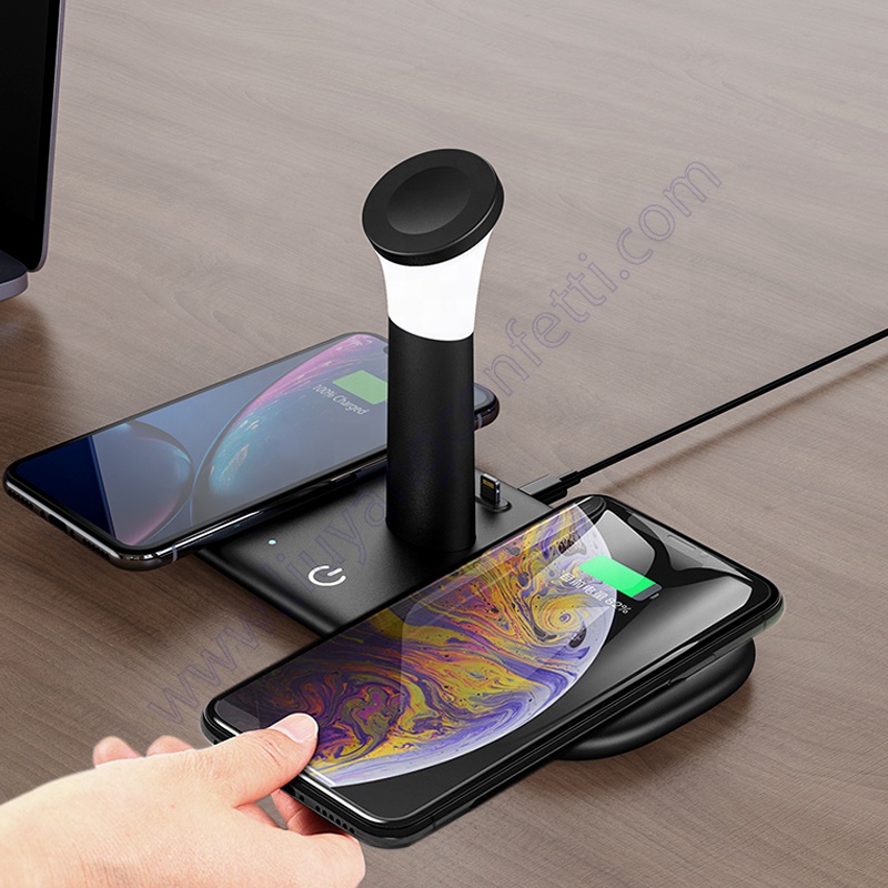 Gift Set 3in 1 15w Foldable Car Magnet Iphone12 Heating Mugs All Phones Iphone 12 Magnetic 3 In Metal Bar Top Wireless Charger