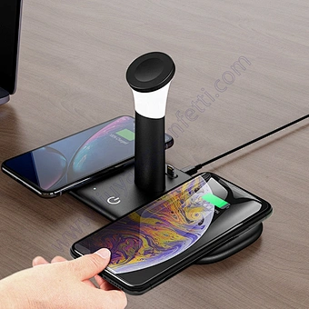 Gift Set 3in 1 15w Foldable Car Magnet Iphone12 Heating Mugs All Phones Iphone 12 Magnetic 3 In Metal Bar Top Wireless Charger