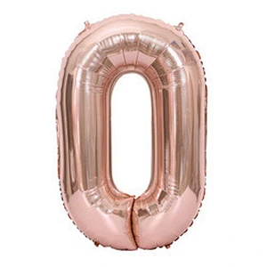 32 inch number balloon gold/silver/blue/pink/red/black/rose gold/gradient colorful foil helium number balloon for party supplies