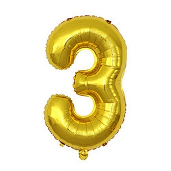 32 inch number balloon gold/silver/blue/pink/red/black/rose gold/gradient colorful foil helium number balloon for party supplies
